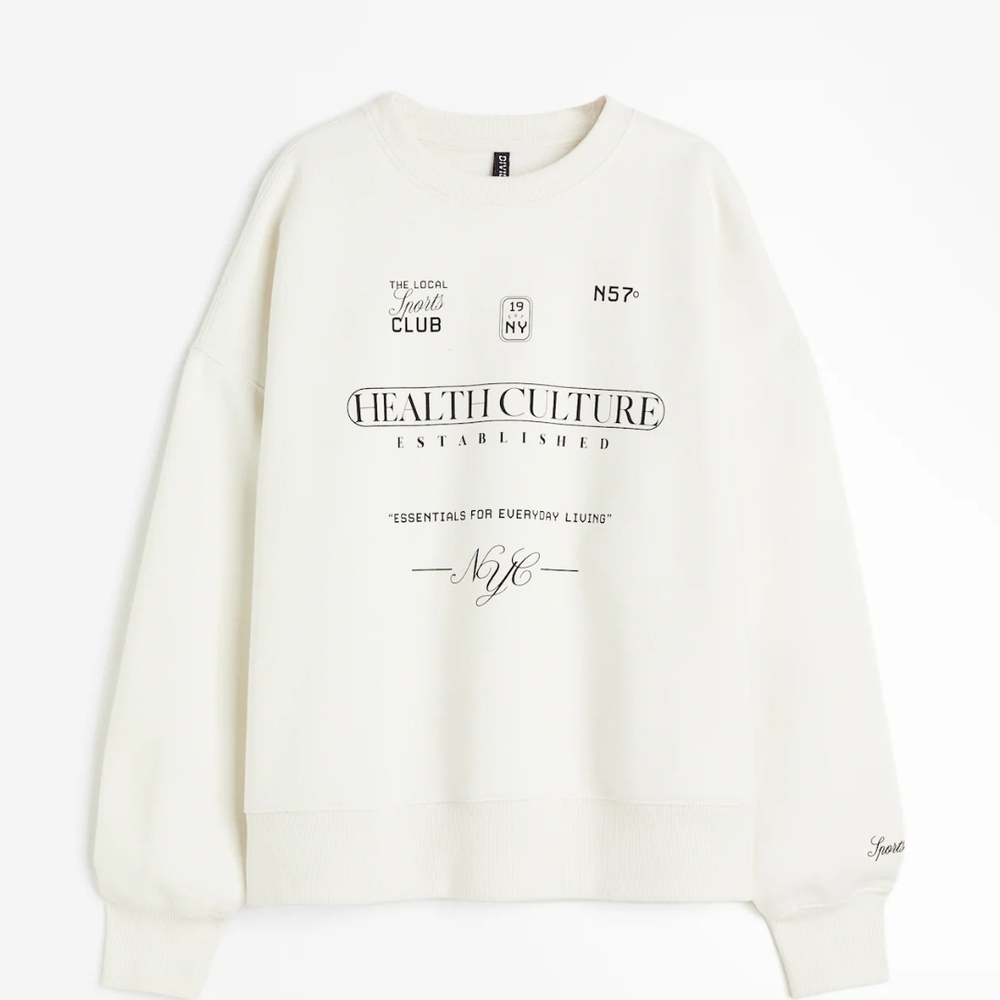 Sale: Women's H&M Graphic Crewneck Sweater - XL